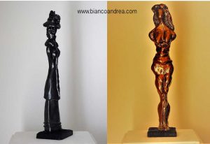 due sculture di Andrea Bianco