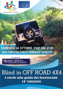 Locandina dell'evento Blind in Off Road 4x4